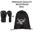 BEAST RAGE bokszkesztyűk Muay Thai, kickbox, MMA, edzés, férfiak, nők, párnázott - outlet termék