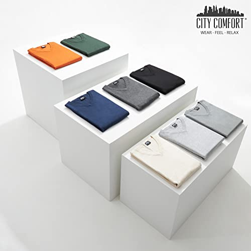 CityComfort férfi pulóver kerek vagy V nyakkal - outlet termék