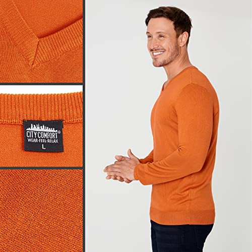 CityComfort férfi pulóver kerek vagy V nyakkal - outlet termék