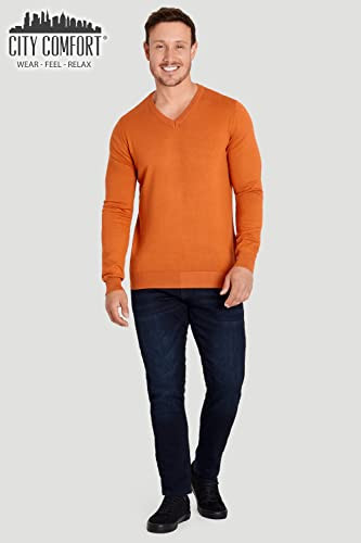 CityComfort férfi pulóver kerek vagy V nyakkal - outlet termék
