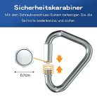 BUBBLEBAY Slackline szett csigával és fa védelemmel 15 m, akadálypálya kiegészítők - outlet termék