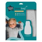 Tommee Tippee baba hálózsák, 6-18 hó, 0.2 TOG puha pamut, szürke - outlet termék