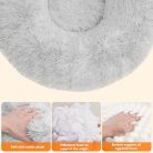 HMTOPE ortopéd kutyaágy, kerek kutyakanapé, macskaágy mosható, 70 cm átmérő - outlet termék