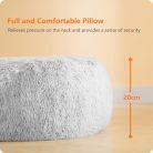 HMTOPE ortopéd kutyaágy, kerek kutyakanapé, macskaágy mosható, 70 cm átmérő - outlet termék