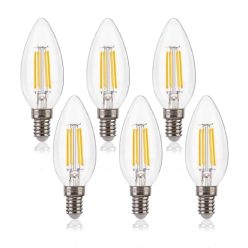   FLSNT E14 LED izzó 5,5W 6 darabos, meleg fehér - outlet termék