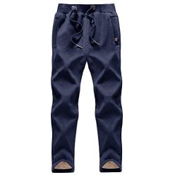   MAGCOMSEN férfi meleg jogging nadrág sötétkék, 38 - outlet termék