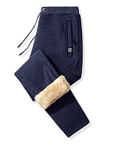 MAGCOMSEN férfi meleg jogging nadrág sötétkék, 38 - outlet termék