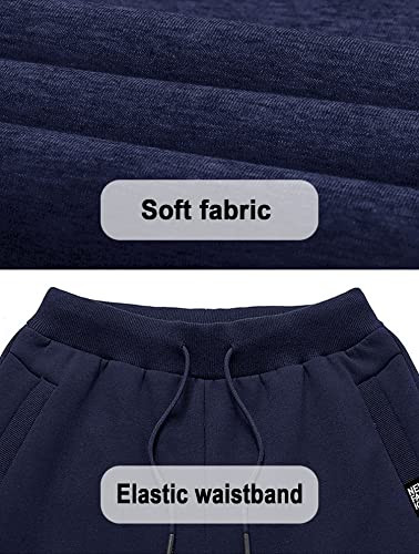 MAGCOMSEN férfi meleg jogging nadrág sötétkék, 38 - outlet termék