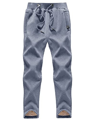 MAGCOMSEN 32 férfi fleece szabadidőnadrág szürke/kék - outlet termék