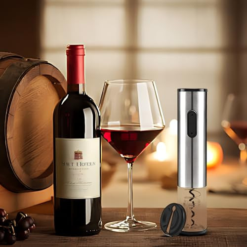 Cavatappi elektromos borosüvegnyitó professzionális, kapszulavágóval - outlet termék