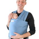 Hebamme babahordozó - Oeko-Tex rugalmas babahordozó - újszülötteknek 15 kg-ig - outlet termék