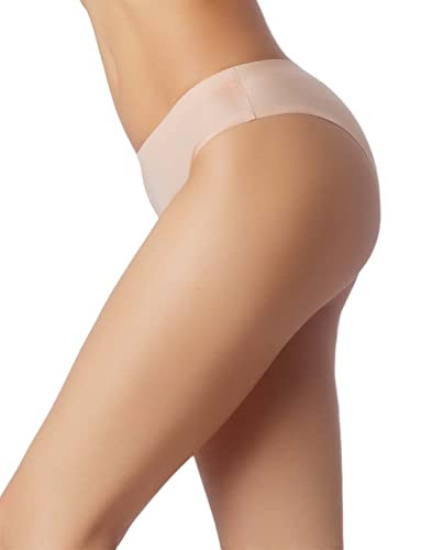 iB-iP női bugyi, selymes, légáteresztő, alacsony derekú méret: 18, bézs - outlet termék