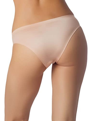 iB-iP női bugyi, selymes, légáteresztő, alacsony derekú méret: 18, bézs - outlet termék