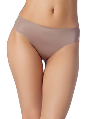 iB-iP női bugyi selymes légáteresztő méret: 18, taupe - outlet termék