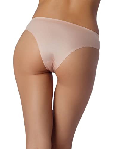 iB-iP női bugyi, selymes, légáteresztő, alacsony derekú méret: 16, világos rózsaszín - outlet termék