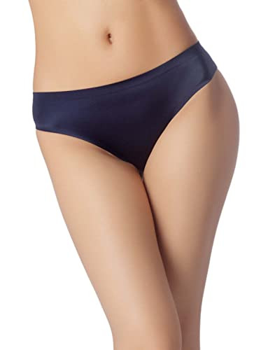 iB-iP női bugyi selymes légáteresztő alsónemű alacsony derekú méret: 16, tengerészkék - outlet termék