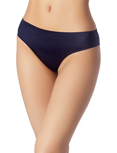 iB-iP női bugyi selymes légáteresztő alsónemű alacsony derekú méret: 16, tengerészkék - outlet termék