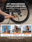 AstroAI elektromos légszivattyú 150 PSI 10,3 Bar hordozható kerékpár pumpa - outlet termék