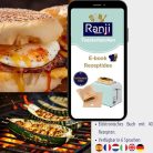 RANJI® 15x újrahasználható szendvicszsákok pirítóhoz, grillhez és mikrohullámúhoz - outlet termék