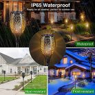 Lafhome napelemes láng fény kültérre 4 darabos, 96 LED, vízálló IP65, automatikus - outlet termék