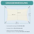 Dripex napvitorla készlet 3 x 5 m, vízlepergető, UV-védelem - outlet termék