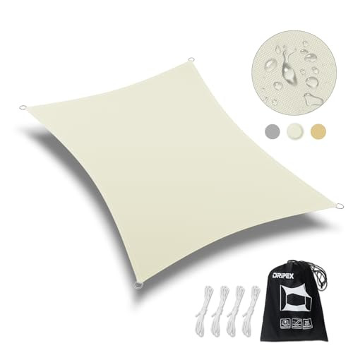 Dripex napvitorla készlet 3 x 5 m, vízlepergető, UV-védelem - outlet termék