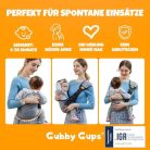 Kangaroo ergonomikus hordozó pánt - csípőüléses hordozórendszer babáknak - outlet termék