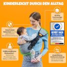 Kangaroo ergonomikus hordozó pánt - csípőüléses hordozórendszer babáknak - outlet termék