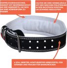 BEAST RAGE súlyemelő öv bőr 10 állítható lyuk 4" párnázott - outlet termék