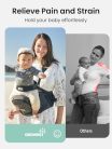 GROWNSY Babytrage, Advanced 6 az 1-ben babahordozó újszülötteknek, állítható ülés - outlet termék
