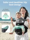 GROWNSY Babytrage, Advanced 6 az 1-ben babahordozó újszülötteknek, állítható ülés - outlet termék