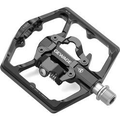   Mountain kerékpár pedálok - kettős funkciójú kerékpár lapos pedálok és klip nélküli - outlet termék