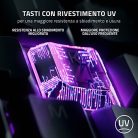 Razer Ornata V3 - lapos mecha-membrán billentyűzet Razer Chroma RGB olasz kiosztás - outlet termék