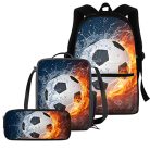 chaqlin focis iskolatáska szett gyerekeknek 3 db-os, hátizsák + ebédtáska + tolltartó - outlet termék