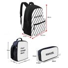 chaqlin focis iskolatáska szett gyerekeknek 3 db-os, hátizsák + ebédtáska + tolltartó - outlet termék