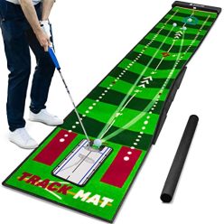   SAPLIZE Golf Putting Mat, Bundle A pályakövetés, több edzésmód vagy Bundle B két - outlet termék