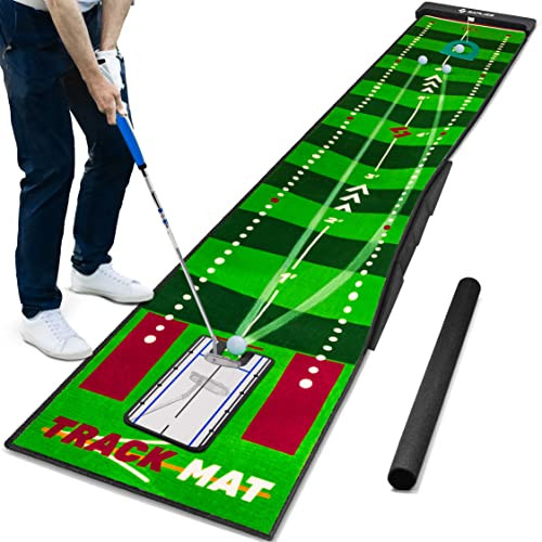 SAPLIZE Golf Putting Mat, Bundle A pályakövetés, több edzésmód vagy Bundle B két - outlet termék