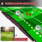 SAPLIZE Golf Putting Mat, Bundle A pályakövetés, több edzésmód vagy Bundle B két - outlet termék