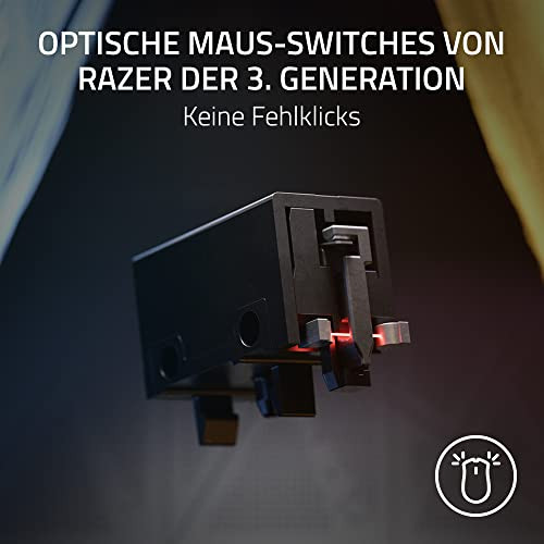 Razer DeathAdder V3 - ergonomikus egér 59 g, 30K érzékelő, Gen-3 optikai kapcsolók - outlet termék