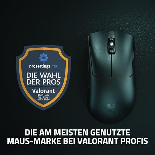 Razer DeathAdder V3 Pro - könnyű vezeték nélküli ergonomikus e-sport egér 63g könnyű - outlet termék