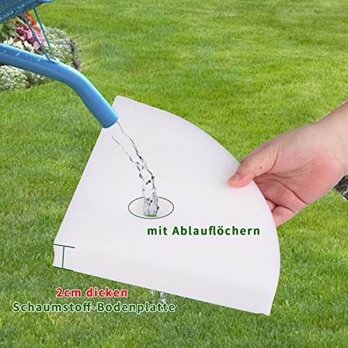 DEWUR hővédő edény növényekhez dupla szigetelés, téli védelem fagy és nedvesség - outlet termék