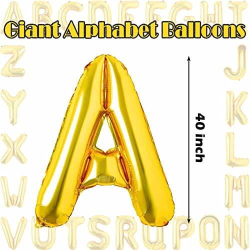 40 hüvelykes óriás arany betű fólia lufi Z - outlet termék