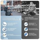DynWalker cipőbetét emelő, férfi sarokemelő, egész napos állás, kényelmes láthatatlan - outlet termék