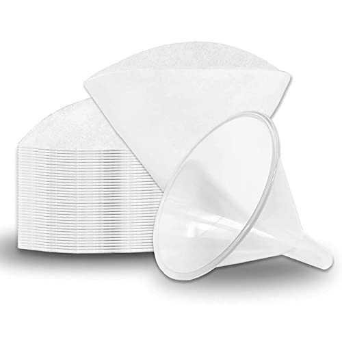 KAIHENG 50 szűrőkúp és tölcsér 11,4 cm olajszűrő étolaj szűrő gyapjú szűrőkúpok - outlet termék