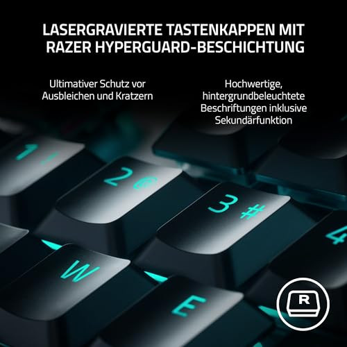 Razer DeathStalker V2 Pro Tenkeyless piros kapcsoló - vezeték nélküli optikai - outlet termék