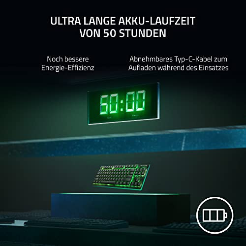 Razer DeathStalker V2 Pro Tenkeyless piros kapcsoló - vezeték nélküli optikai - outlet termék