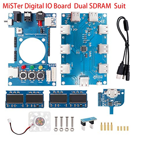 Bewinner Digital IO Board készlet, projekt kezdőkészlet DE10 FPGA-hoz MisterFPGA-hoz - outlet termék