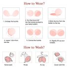 Voxshe öntapadós melltartó, 2 darabos ragasztós, hát nélküli, pánt nélküli, csipkés - outlet termék