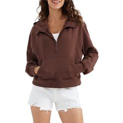   Orolay női hosszú ujjú kapucnis felső rózsaszín, M - outlet termék