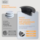 BAGZY LED süllyesztett mennyezeti lámpa 9W 10 darabos, 900LM, meleg fehér 3000K - outlet termék